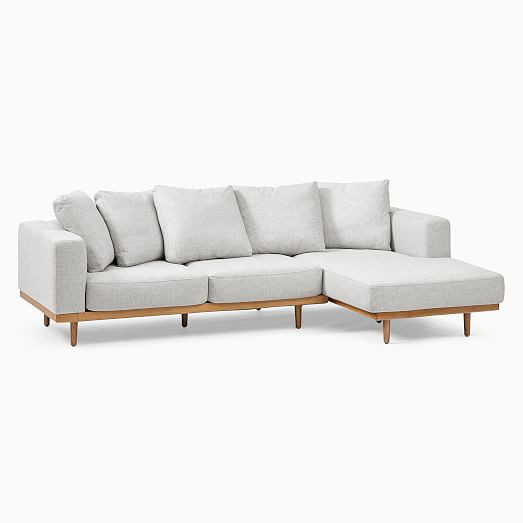 Newport 2-Piece Chaise Sectional (110.5") | West Elm (US)