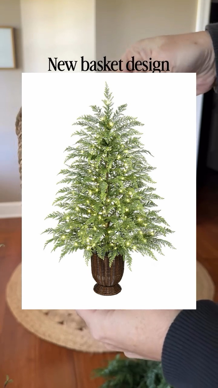 It’s baaaaack!! The My Texas House viral trees are back this year with a new basket design! I’m loving it.🌲 This is the 4 foot version. 🤩 

I’m sure these won’t last long but usually restocks often so keep an eye on it.

#LTKSeasonal #LTKHome