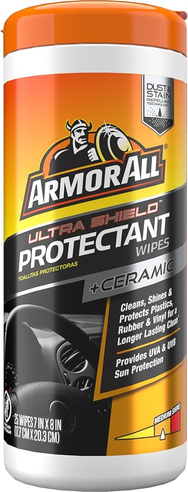 Armor All Extreme Shield Protectant Wipes by Armor All, Interior Car Cleaning Wipes with UV Prote... | Amazon (US)