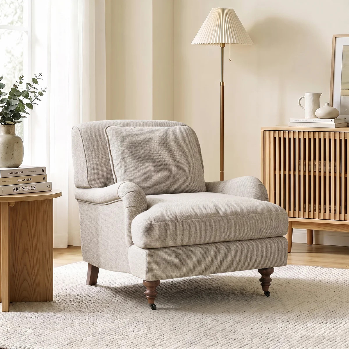 English Classic Roll Arm Chair | Wayfair North America