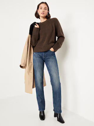 SoSoft Loose Crew-Neck Sweater | Old Navy (US)