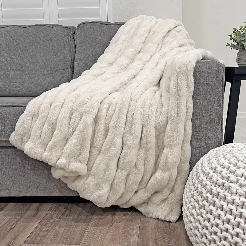 Markell Faux Fur Throw | Joss & Main