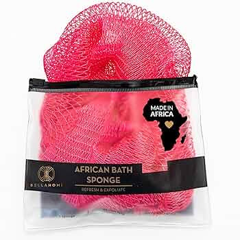 BELLANOMI African Exfoliating Net Sponge, Authentic, Ethically sourced from Nigeria, 45 inches Lo... | Amazon (US)