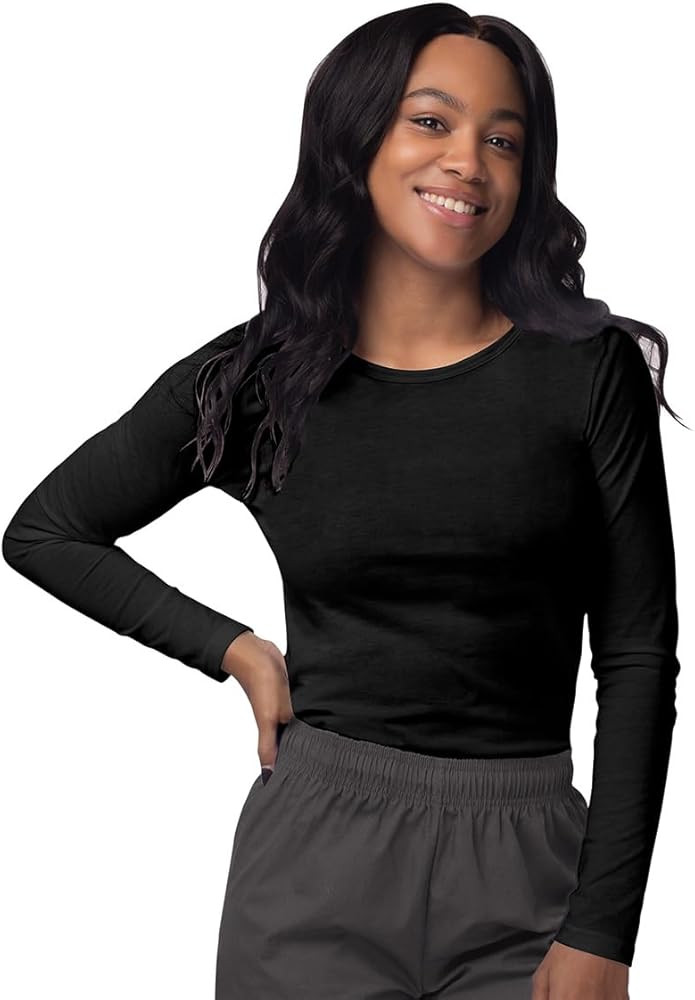 Sivvan Scrubs for Women - Long Sleeve Comfort Underscrub Tee | Amazon (US)