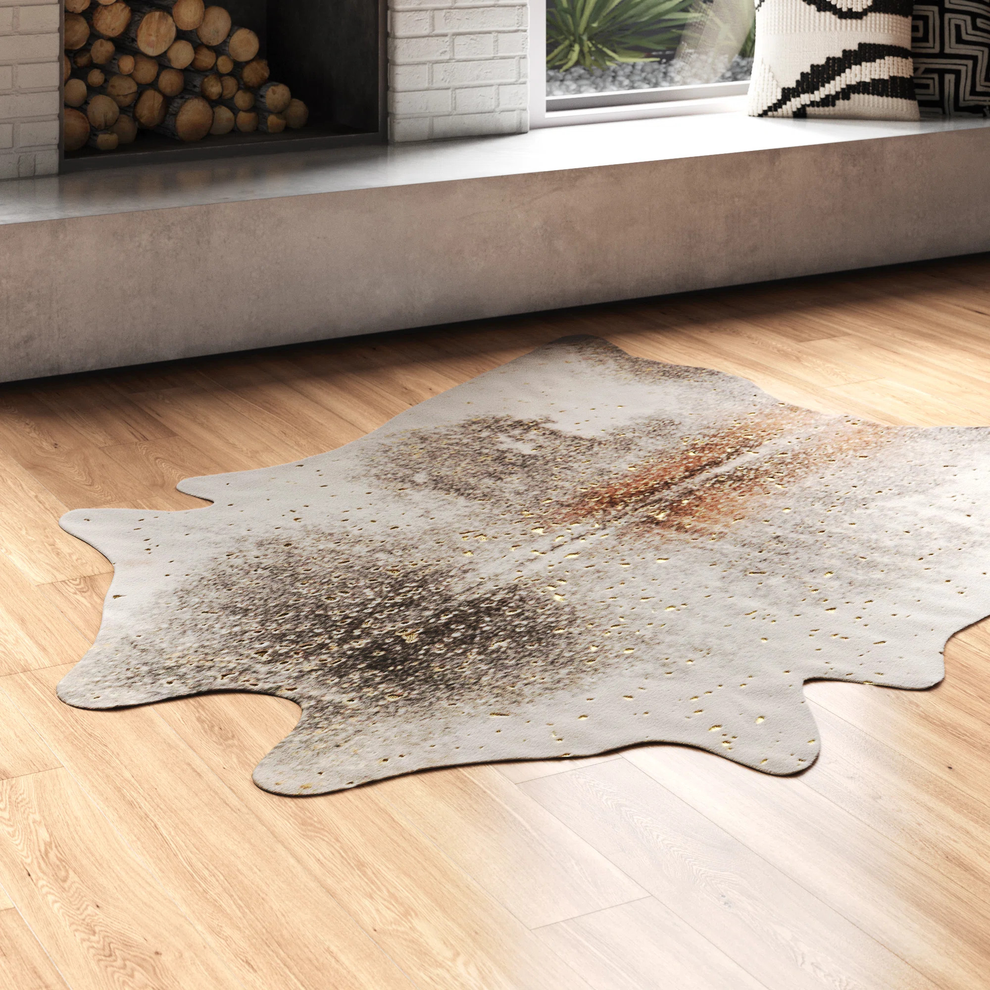 Terrazas Performance Cowhide Animal Print Indoor Rug | Wayfair North America