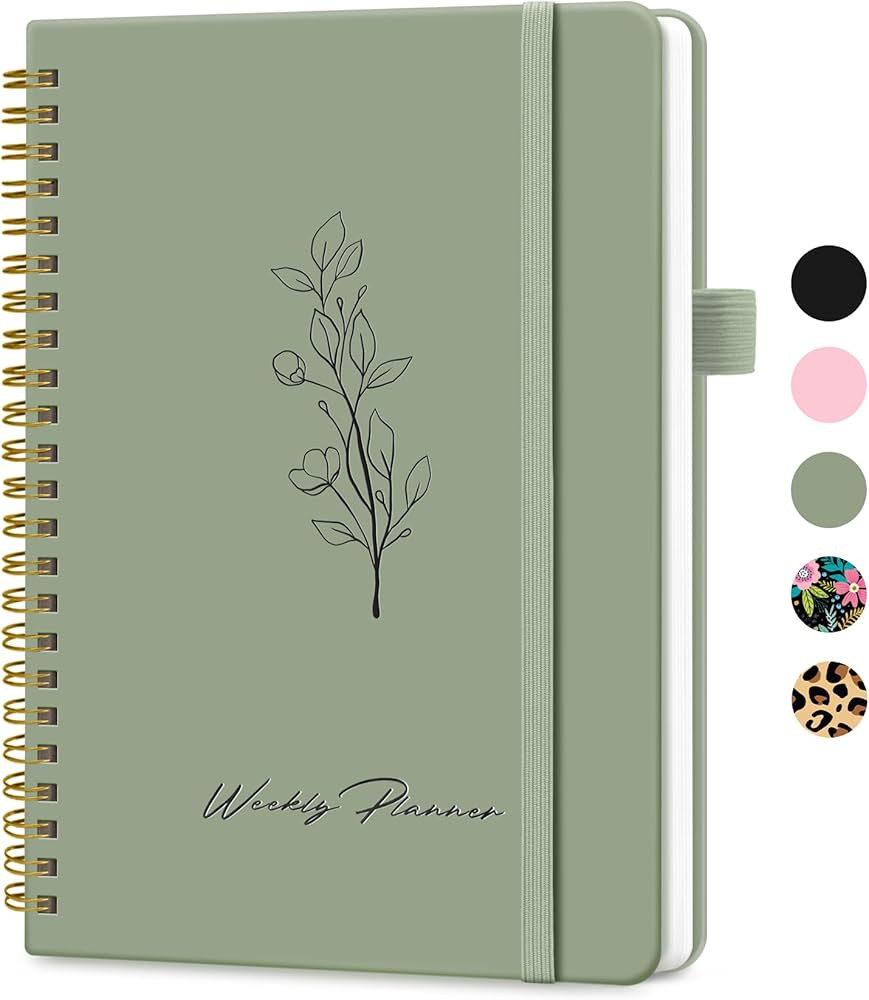 Undated Weekly Planner, Weekly To Do List Notebook with Goal & Habit Tracker Organizer, A5 Weekly... | Amazon (US)