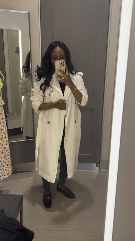 Found the perfect linen trench coat from target. 

#LTKsalealert #LTKstyletip #LTKxTarget