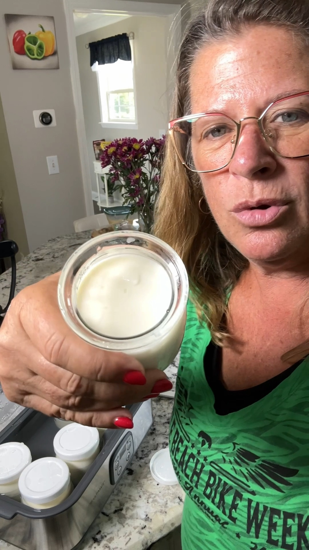 Make your own yogurt so easily with this machine. Easy to use and easy clean up. 

Ultimate Probiotic Yogurt Maker with Adjustable Temperature & Time Control - Make Trillions of Live Probiotics & Get Better Gut Health - ULTIMATE LIFETIME WARRANTY - Wellness Gifts for Men & Women

#yogurt #homemadeyogurt #kitchengadgets 

#LTKFindsUnder100 #LTKU #LTKHome