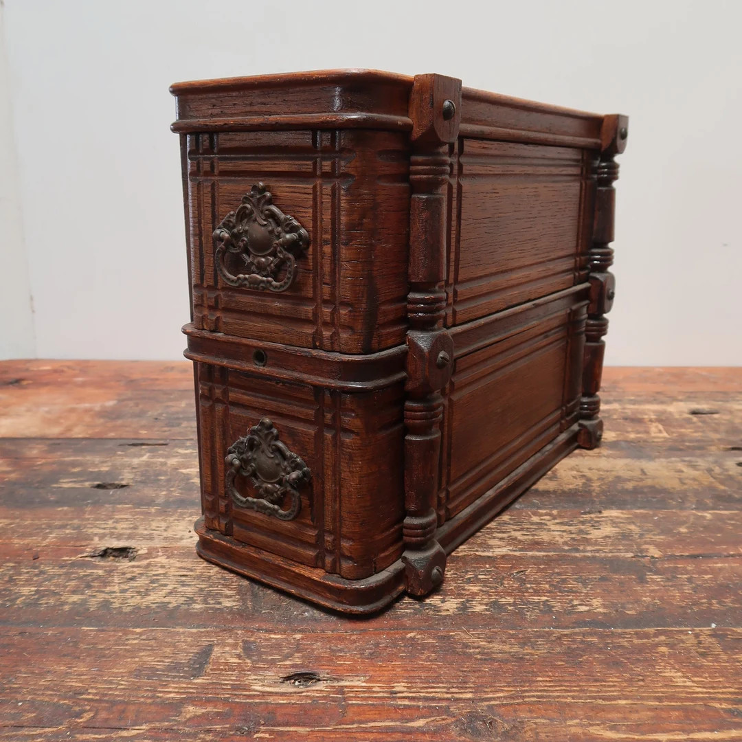 Vintage Singer Sewing Machine Drawers With Brass Pulls US - Etsy | Etsy (US)