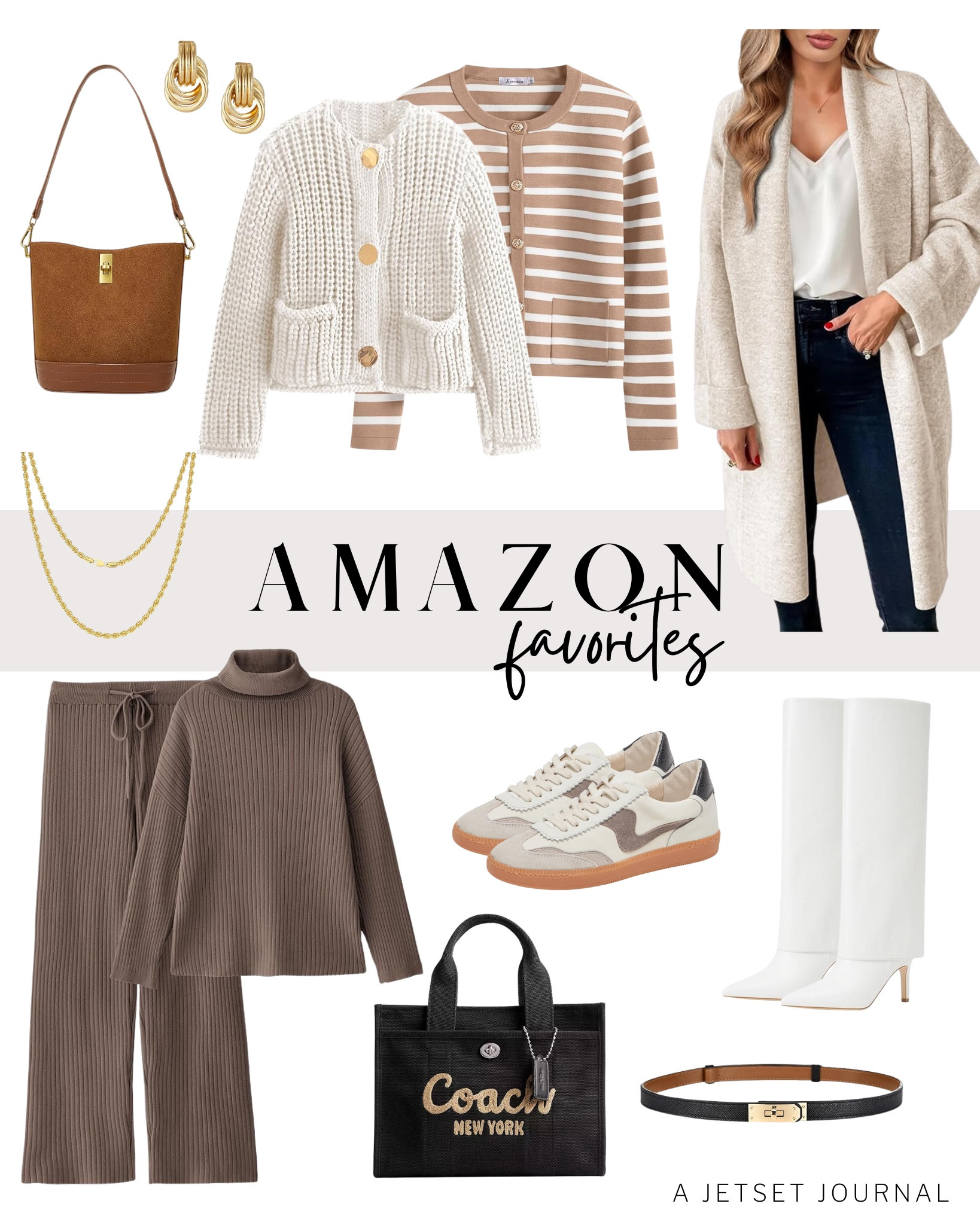Check out these amazing new finds on Amazon! You’ll love adding these to your wardrobe.

favorite finds, top picks, spring look, outfit idea, amazon favorite, best sellers, gold accessories, stripe cardigan, cute tote bag, neutral sneakers, capsule wardrobe, transitional look, affordable style

#LTKSeasonal #LTKStyleTip #LTKU