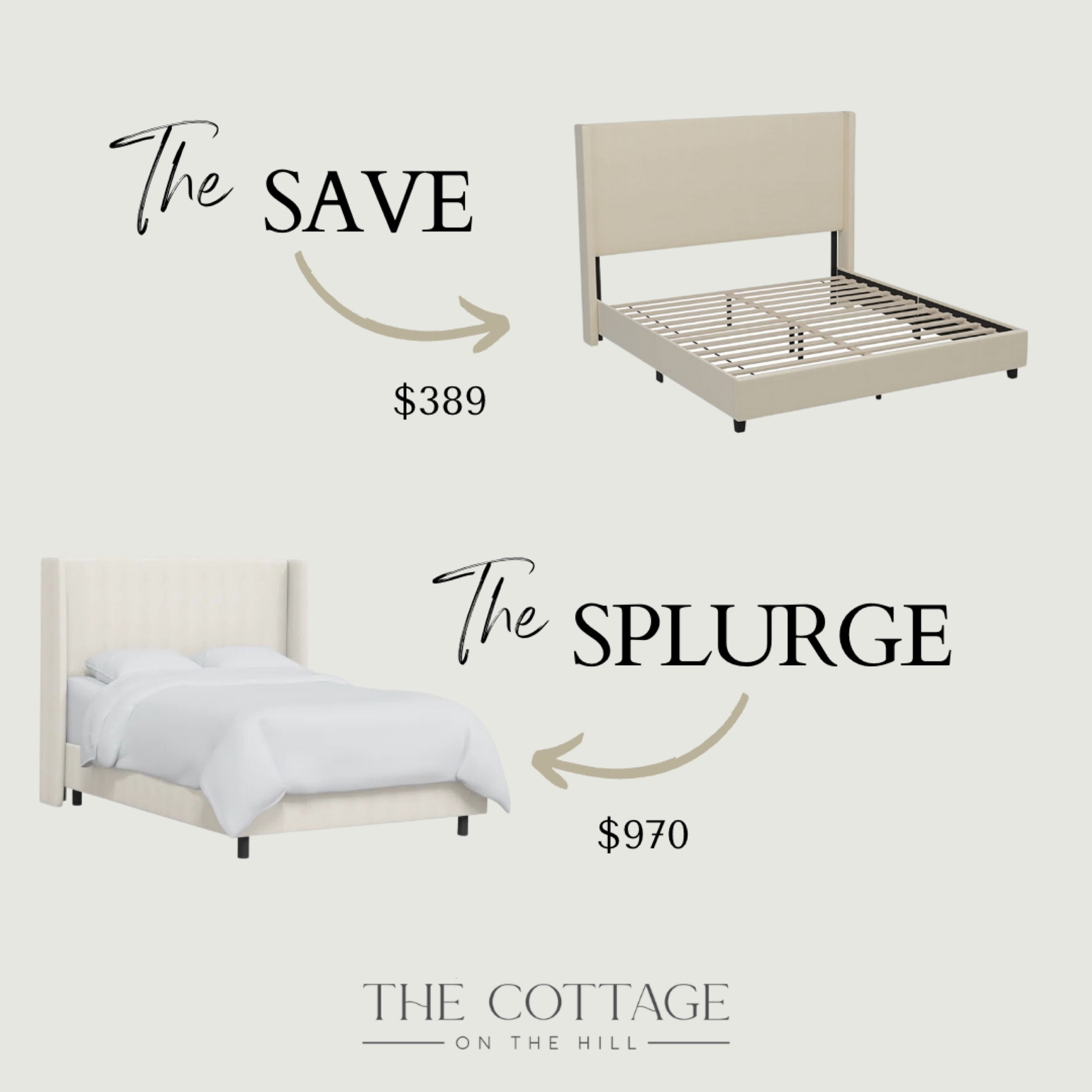 The SAVE or The SPLURGE: Upholstered Bed Frame

#LTKstyletip #LTKFind #LTKhome