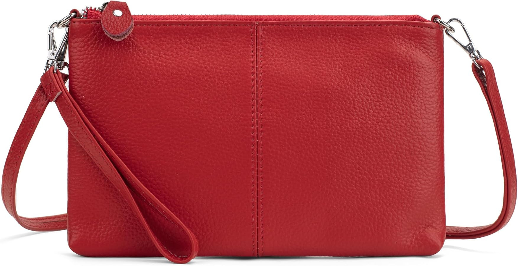 befen Genuine Leather Small Crossbody Bags for Women Wristlet Wallet Purses | Amazon (US)
