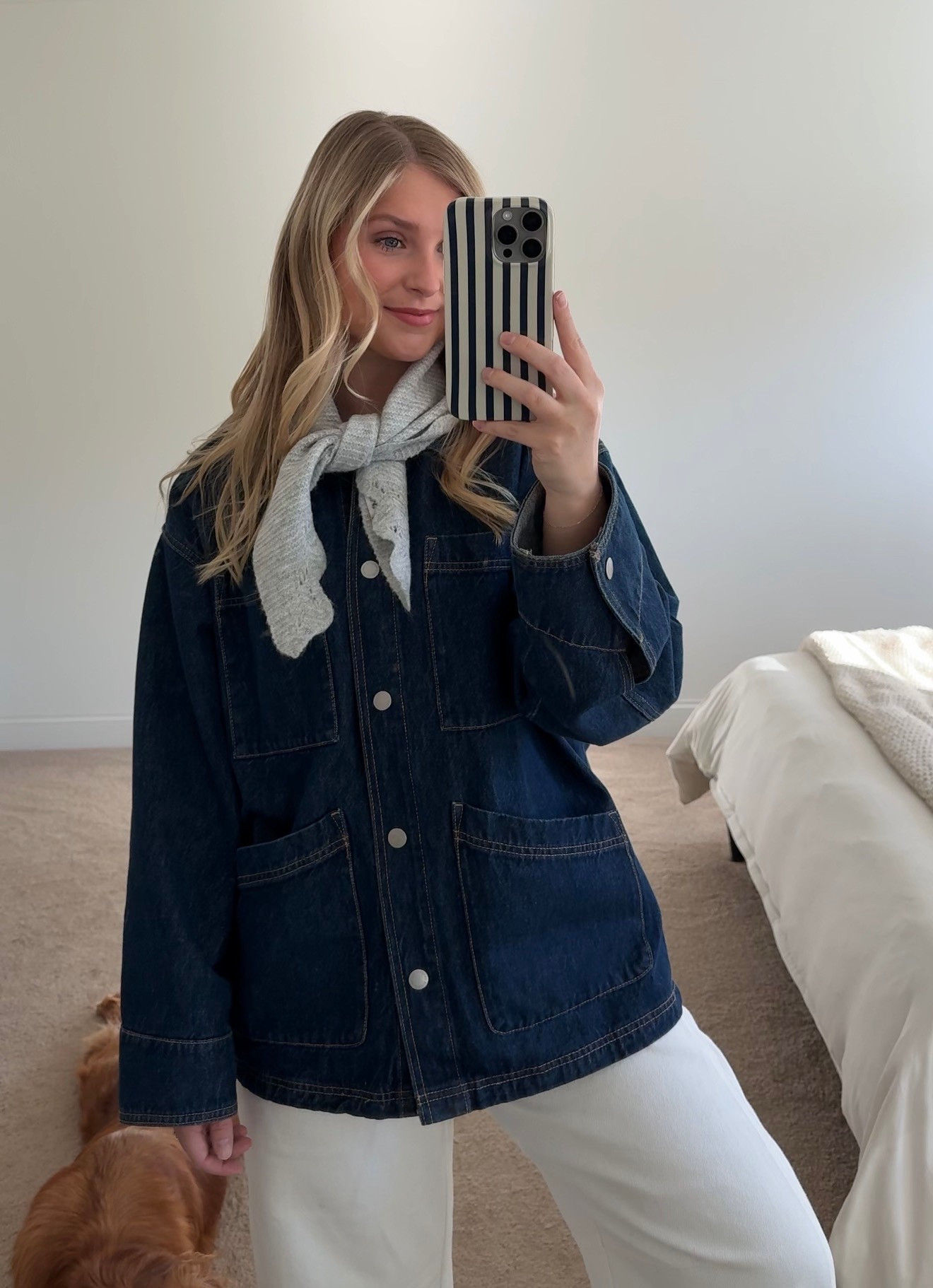 Denim Chore Jacket 

#LTKootd