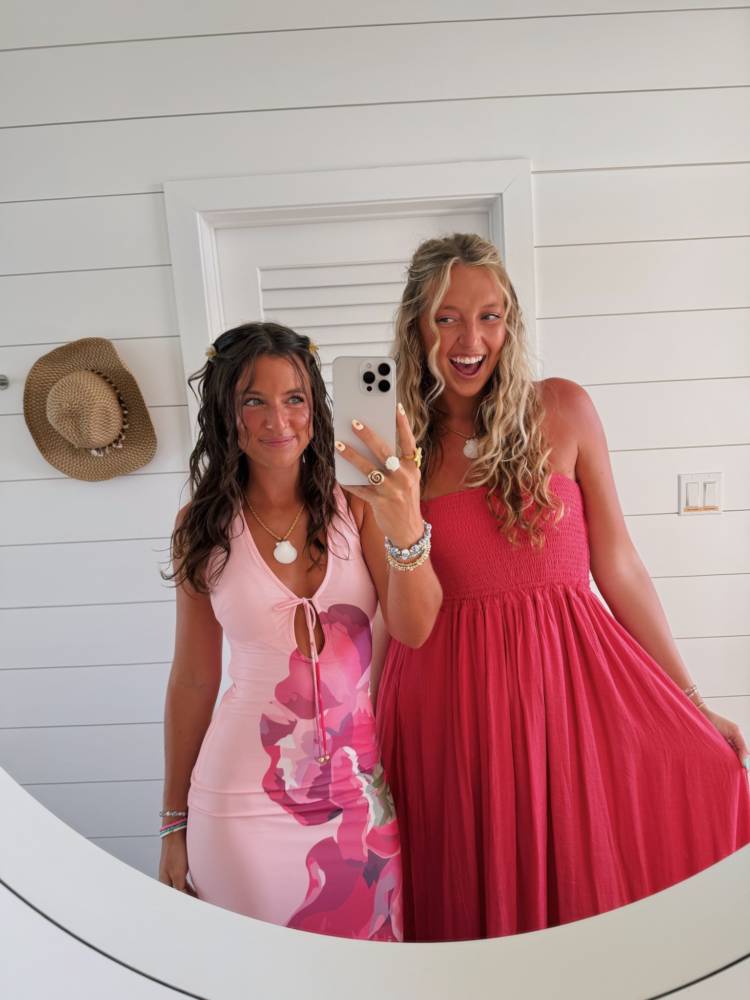 our dresses I’m wearing XS and Greta’s in a medium! 
Code: nat15 

#LTKFindsUnder100 #LTKStyleTip #LTKSeasonal