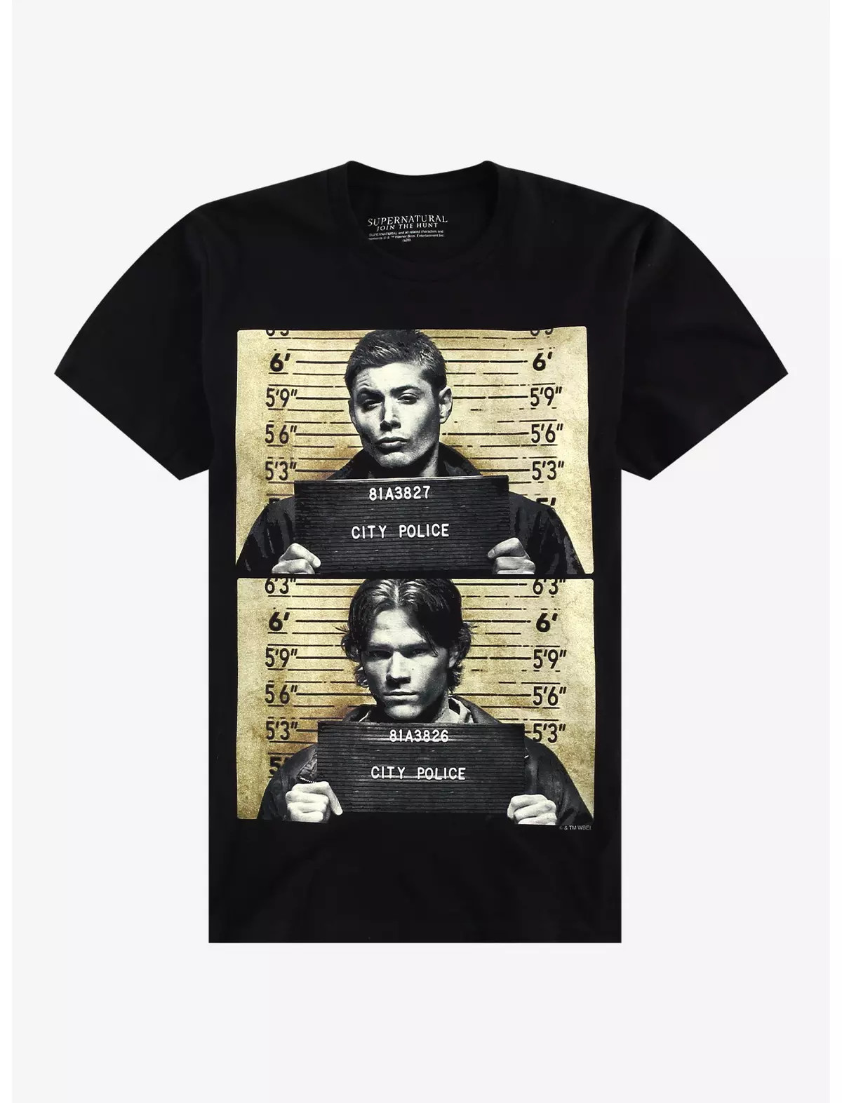 Supernatural Mug Shot T-Shirt | Hot Topic | Hot Topic