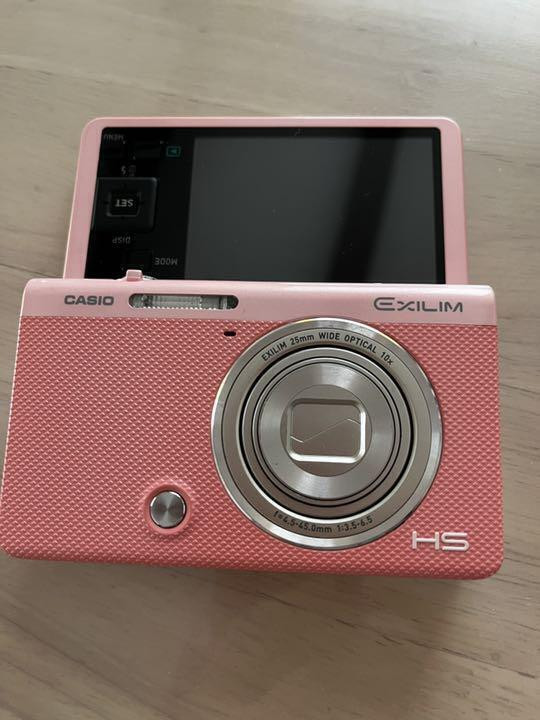 CASIO HIGH SPEED EXILIM EX-ZR70 Pink Digital Camera Selfie Tilt LCD 10x Optics | eBay US