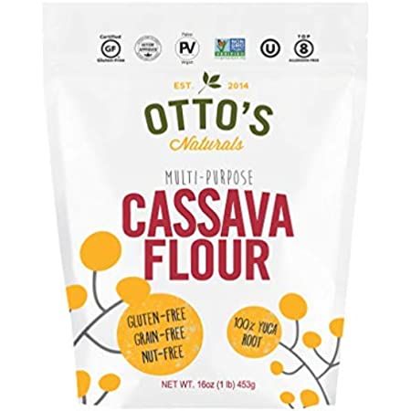 Otto's Naturals Cassava Flour, Gluten Free and Grain-Free Flour For Baking, Certified Paleo & Non-GM | Amazon (US)