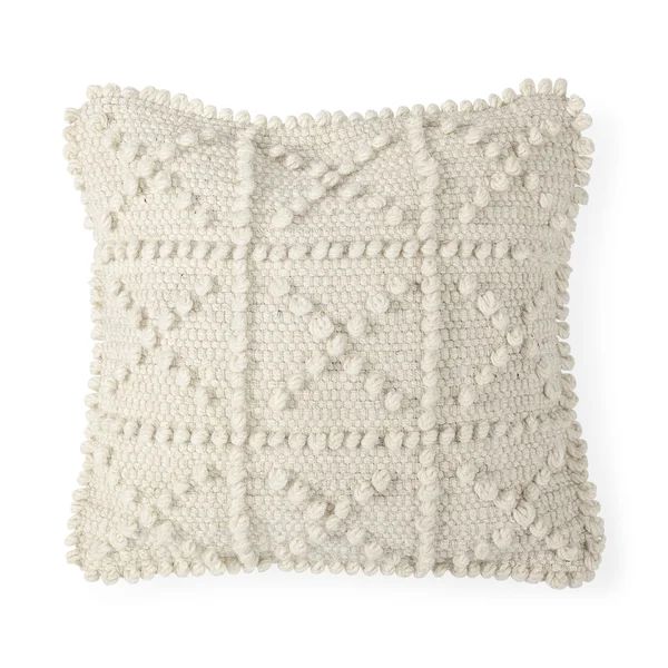 Beckett Embroidered Wool Blend Pillow Cover | Wayfair North America