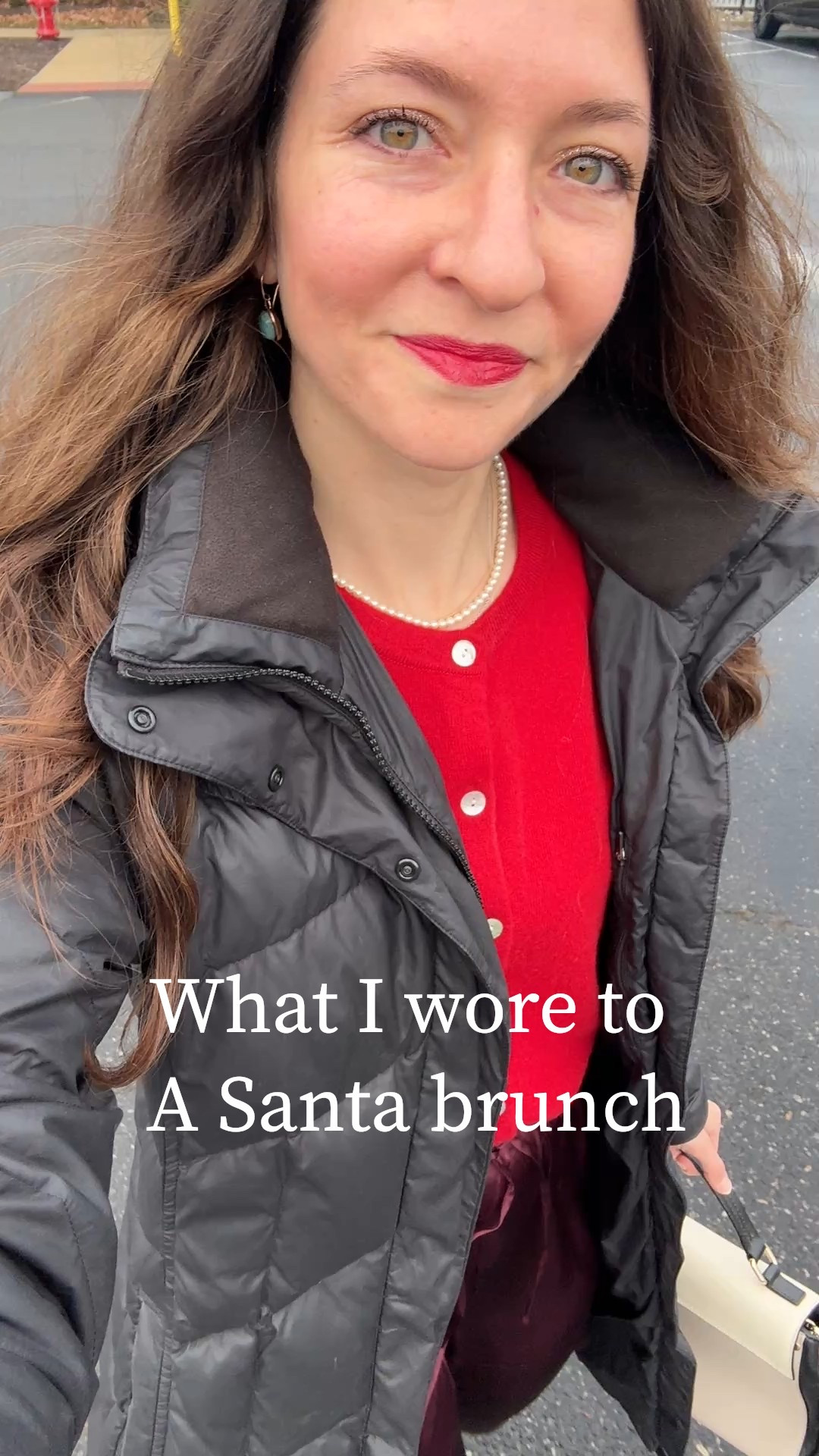 What I wore to our brunch with Santa yesterday! This red Mongolian cashmere cardigan is under $100 as are these silk pants (plus, they’re washable!)! I wore my favorite black ballet flats with a bow but you could dress it up even more with heels & more statement jewelry! Plus, a red lip is a must 💋 (Plus, Sephora is having a sale- on their site & Sephora at Kohls- get gifts for All (20% off) + 30% off Sephora Collection!) 
#ad 

#LTKHoliday #LTKSeasonal #LTKFindsUnder100