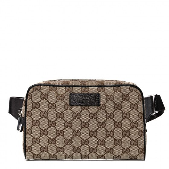 GUCCI Monogram Belt Bag Dark Brown | FASHIONPHILE | Fashionphile