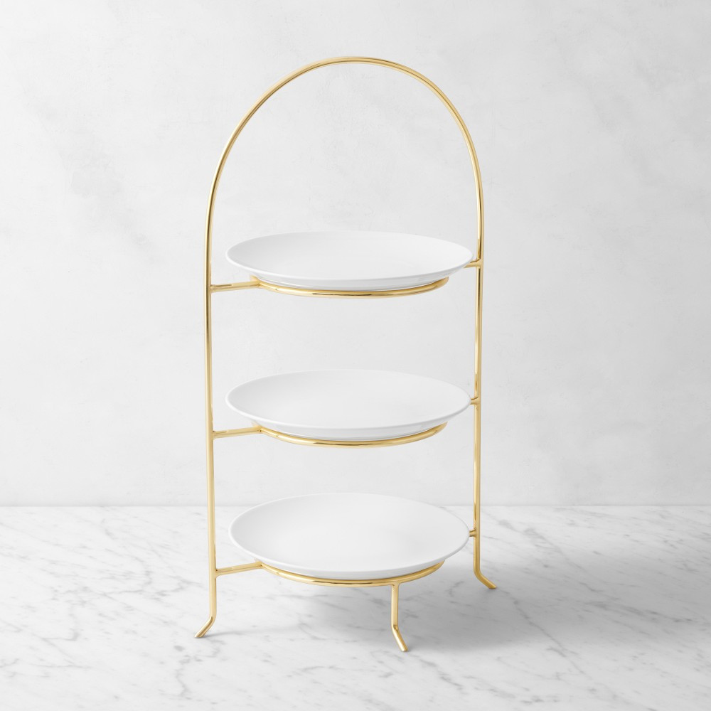 Buffet 3-Tiered Salad Plate Stand | Williams-Sonoma