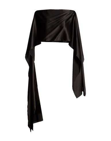 Gianluca Capannolo Woman Cape Black Size ONESIZE Silk, Elastane | YOOX (US)