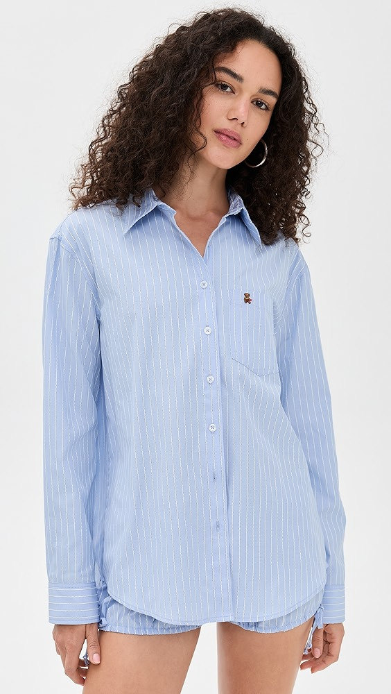 GUIZIO Oona Button Down Shirt | Shopbop | Shopbop