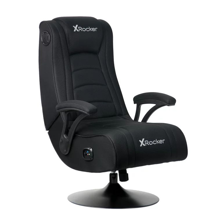 X Rocker Pegasus 2.0 Bluetooth Audio Console Gaming Chair with Pedestal, Black, Mesh | Walmart (US)