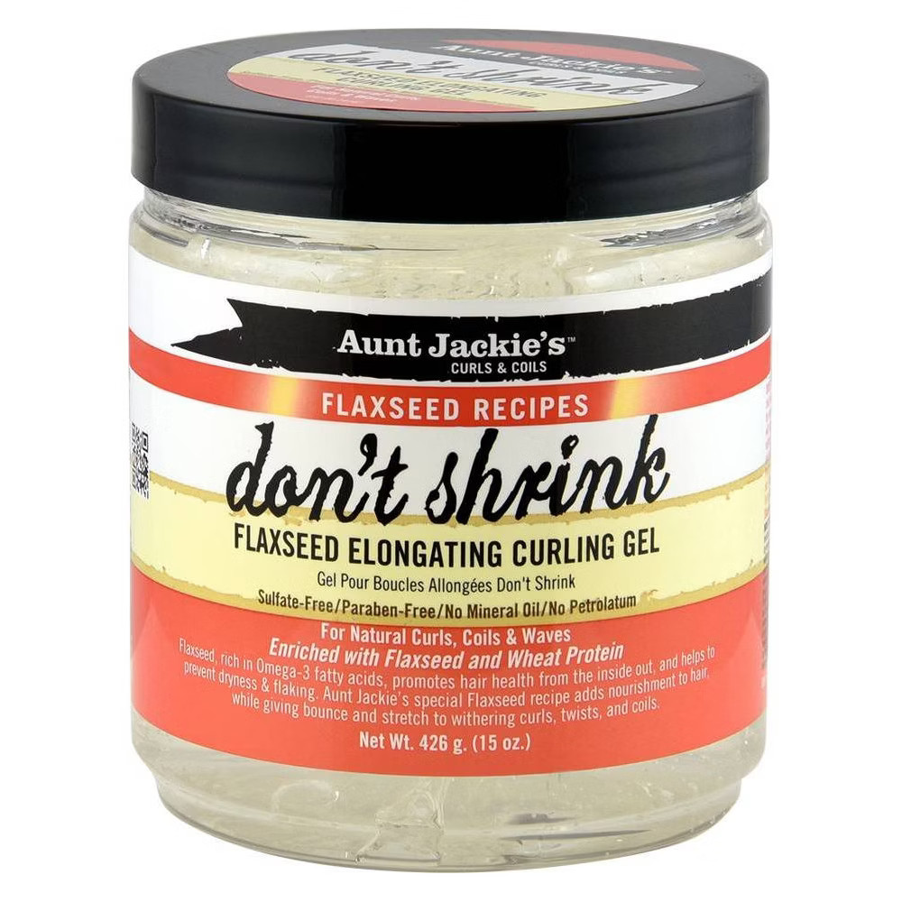 Aunt Jackie's Flaxseed Don't Shrink Curling Gel - 15oz | Target