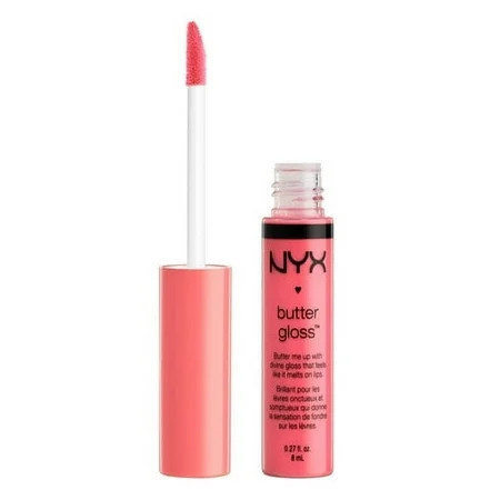 NYX Professional Makeup Butter Gloss Non-Sticky Lip Gloss 3 Peaches and Cream 0.27 fl oz | Walmart (US)