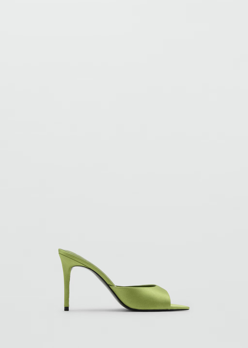 Satin-effect heeled sandals - Women | MANGO USA | Mango (US/MX/AU)