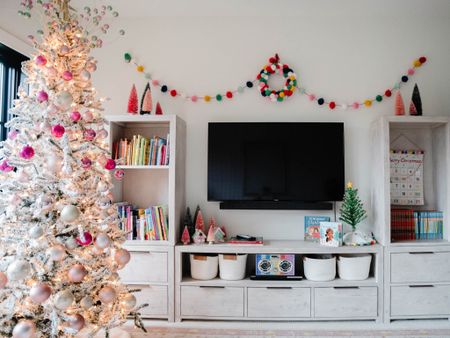 Christmas Home Tour 2022

Colorful girls playroom Christmas decor // wreath // Garland // trees

Media cabinet not linkable // Restoration Hardware Teen

For more holiday inspiration check out Cristincooper.Com 

#christmashometour

#LTKSeasonal #LTKhome #LTKHoliday