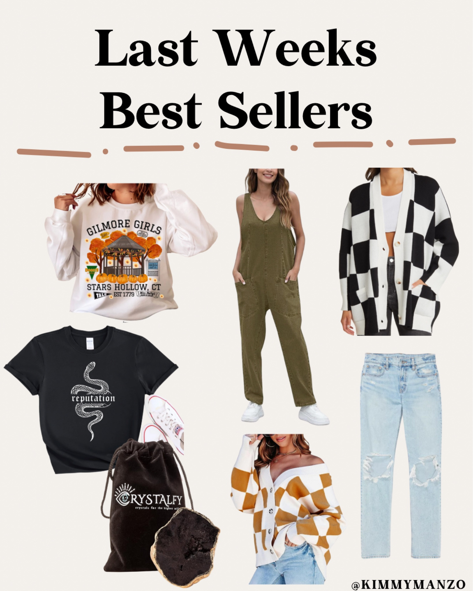 Last weeks best sellers 


Amazon, cardigan, Taylor swift, eras tour, straight leg jeans, Gilmore girls, fall fashion, crewneck, pop socket, free people 

#LTKplussize #LTKstyletip #LTKSeasonal