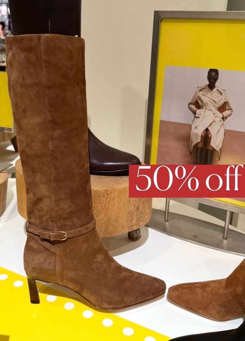Suede boots 
Brown boots 

#LTKShoeCrush #LTKSeasonal #LTKSaleAlert