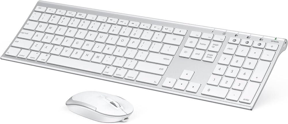 Bluetooth Keyboard Mouse for Mac, Ultra Slim Wireless Keyboard Mouse Combo for Mac, Rechargeable,... | Amazon (US)