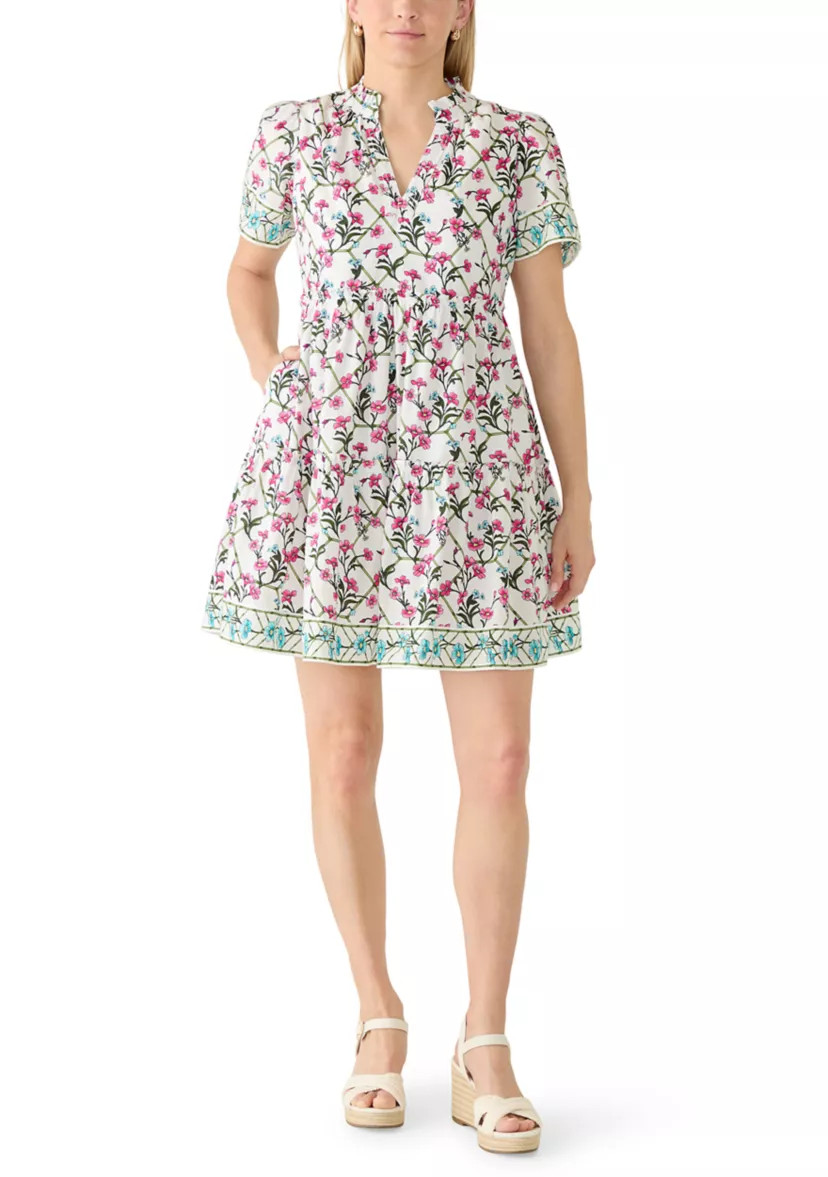 Women's Short Sleeve Tiered Mini Dress | Belk