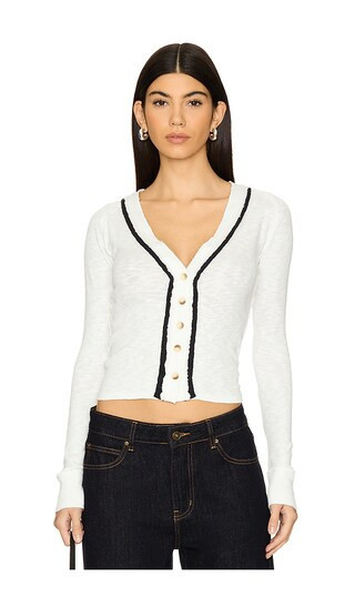 Free People x We The Free Tipton Cardi in White. - size M | Revolve Clothing (Global)