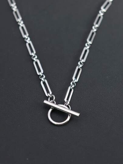 Men OT Buckle Necklace SKU: sj2206169092970001(100+ Reviews)$2.10$2.00Join for an Exclusive 5% OF... | SHEIN