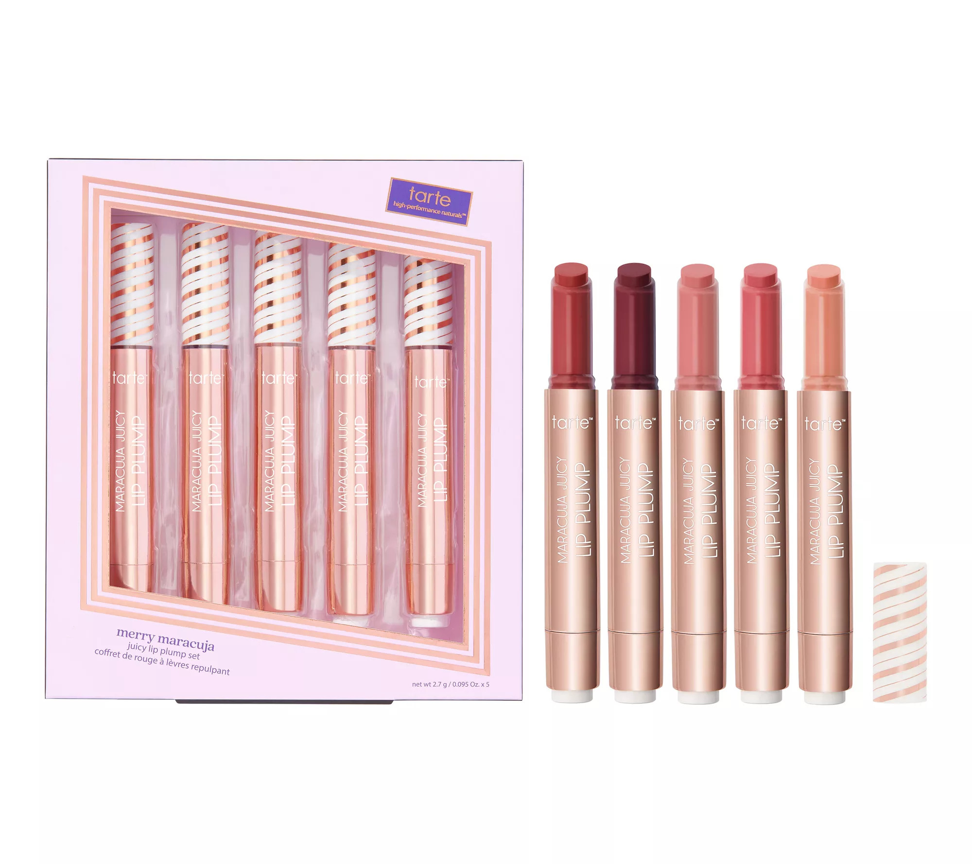 tarte Maracuja Juicy Lip Plump 5pc set - QVC.com | QVC