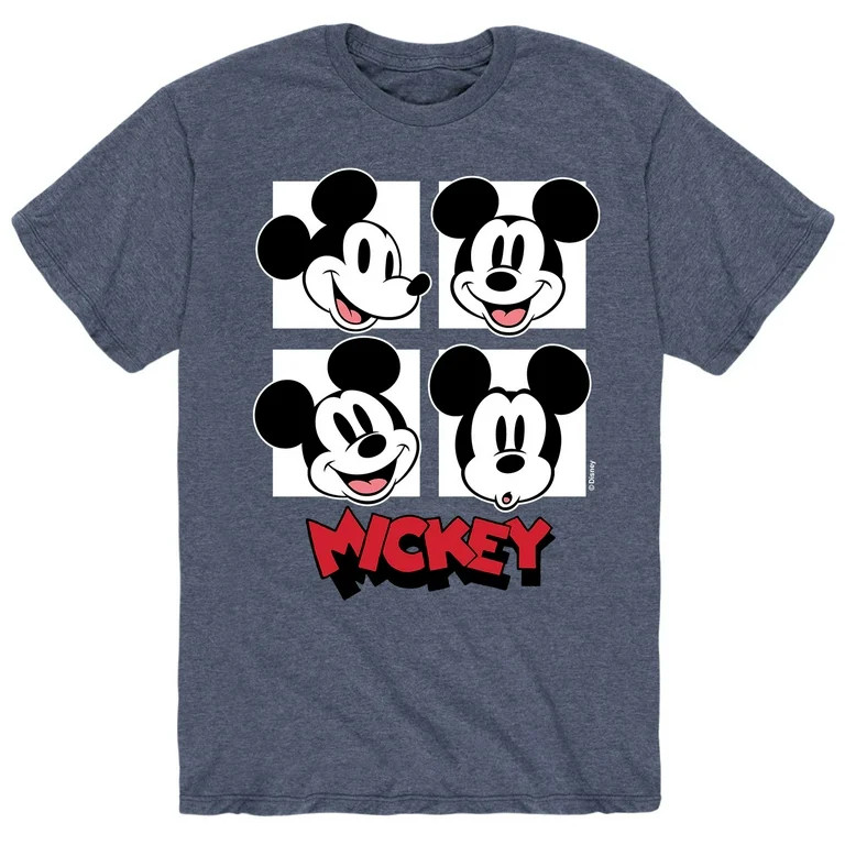Disney - Mickey Grid - Men's Short Sleeve Graphic T-Shirt | Walmart (US)
