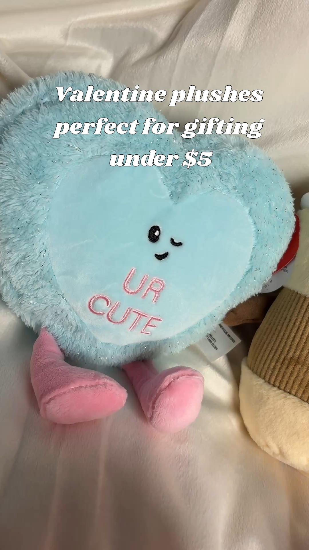 These plushes are adorable and soo soft! Jellycat dupes for a fraction of the price. More than just these 5 linked for you 🤍 go check out how stinking cute they are! :)

This brand made Christmas themed plushes too and those sold out so fast. Grab these while you can!

#valentinesday #valentinebasket #valentinegift #target #plushes #targetfinds #targetdeals

#LTKHome #LTKSeasonal #LTKKids