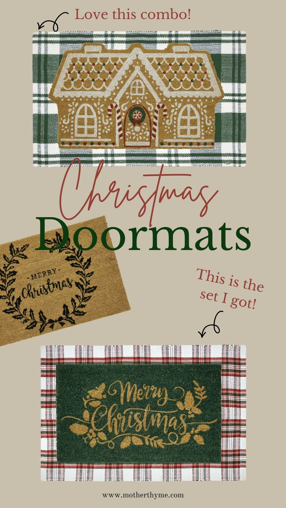 New Christmas doormats and layering rugs! 

#LTKSeasonal