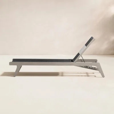 Julian 78.75" Long Reclining Teak Single Chaise | Perigold