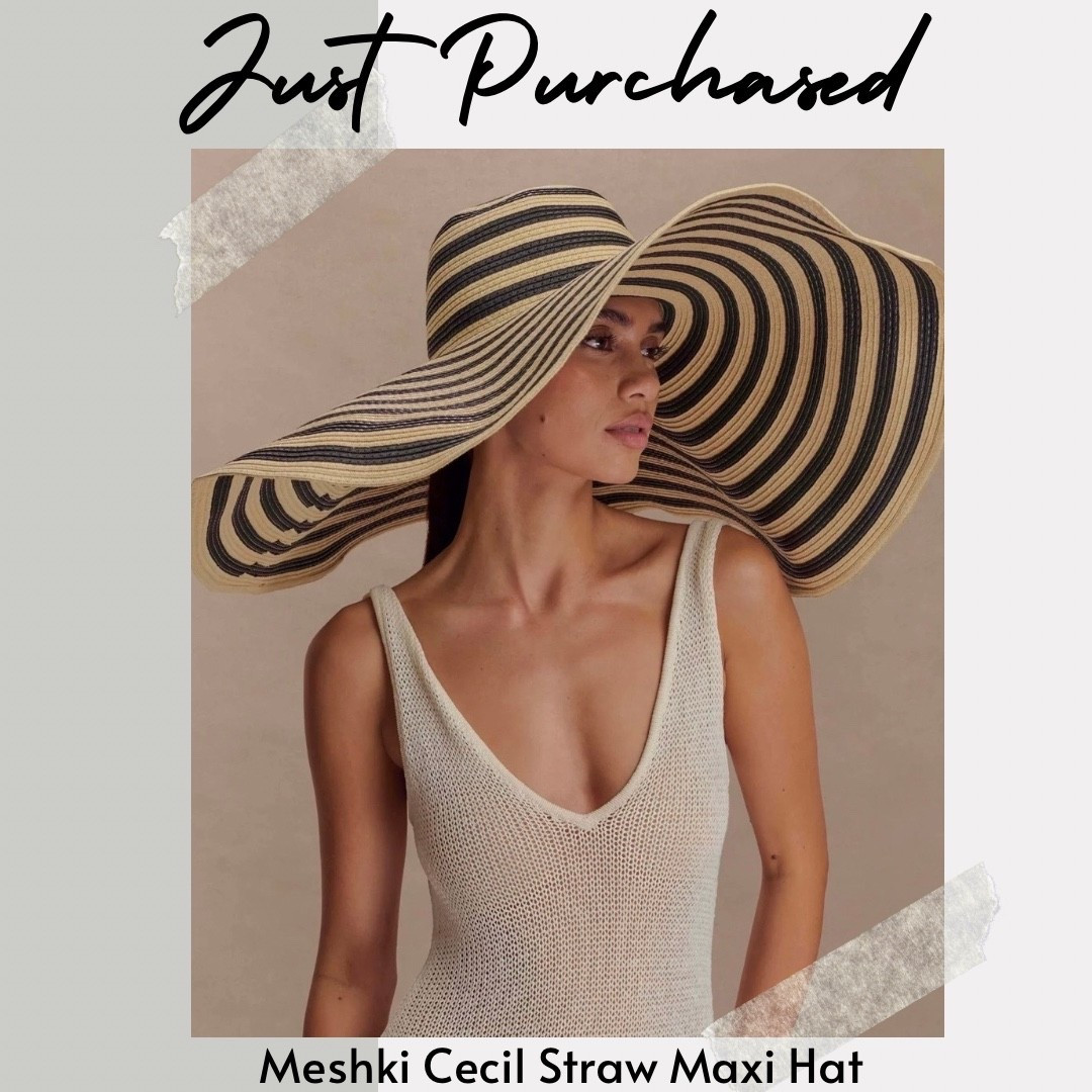 Just Purchased 

I’m obsessed with this oversized straw hat - perfect for the beach!

LTKtravel / oversized hat / oversized straw hat / meshki / meshki hat / meshki oversized hat / meshki sale / sale / sale alert / beach hat / straw hat / wide brimmed hat / elegant / elegant style / summer style / summer outfit

#LTKootd #LTKSaleAlert #LTKSeasonal