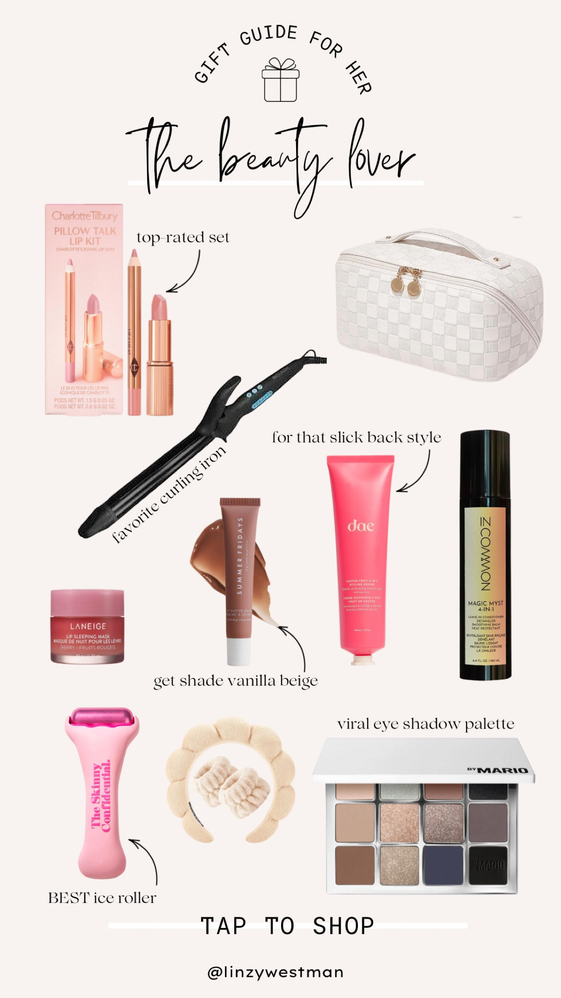 Gift ideas for her! ✨ for the girl who loves all the girly things. The trending beauty products this season! 💄💋

#LTKHoliday #LTKGiftGuide #LTKBeauty