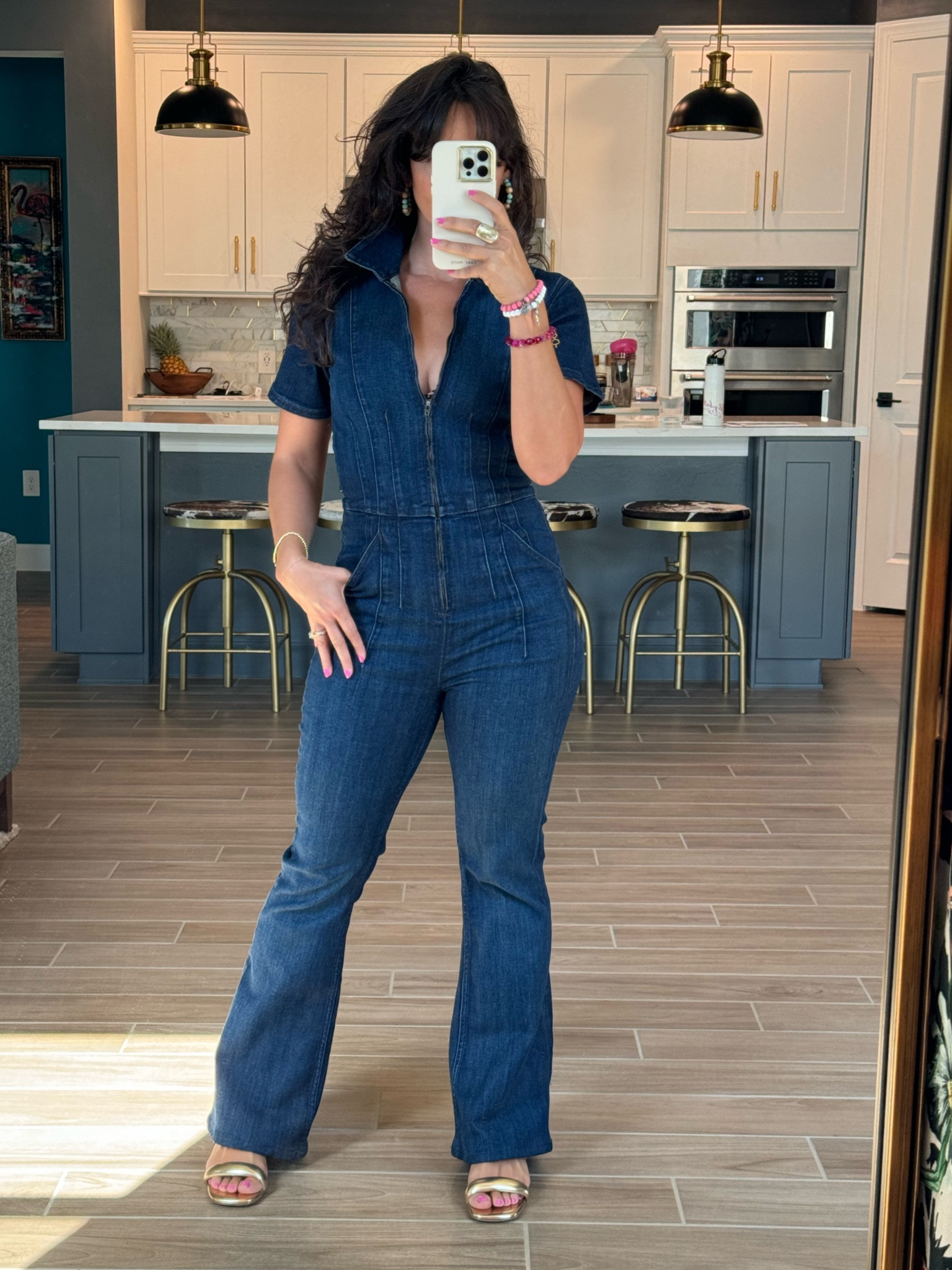 This denim jumpsuit hugs your body perfectly in all the right places and is giving JLo vibes- I’m totally here for it! 

#LTKBacktoSchool #LTKStyleTip #LTKOver40