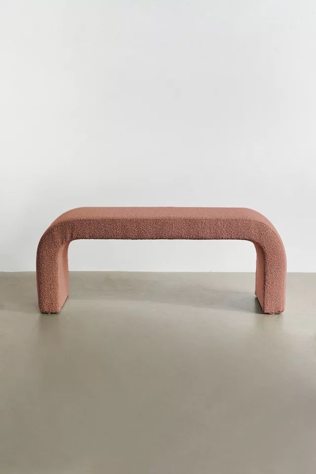 Sienna Boucle Bench | Urban Outfitters (US and RoW)