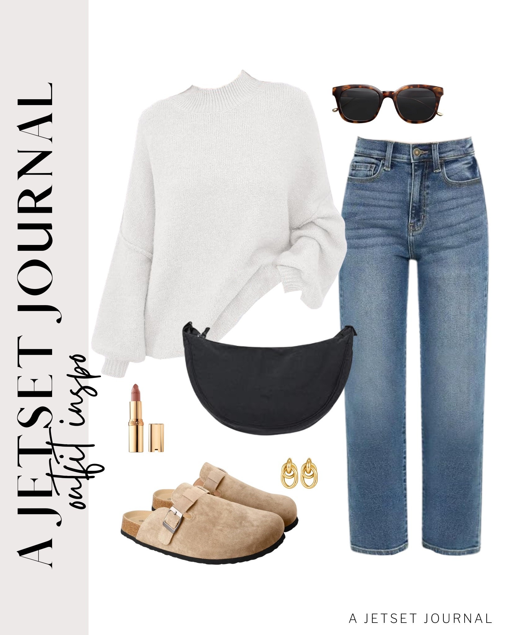 Cozy looks with oversized sweaters and jeans from Amazon!
straight leg jeans, trendy sunglasses, crescent crossbody bag, fall to winter outfit idea, casual look, vacation style, makeup must have, beauty favorite, functional bag, amazon fashion, affordable style

#LTKFindsUnder50 #LTKSeasonal #LTKU