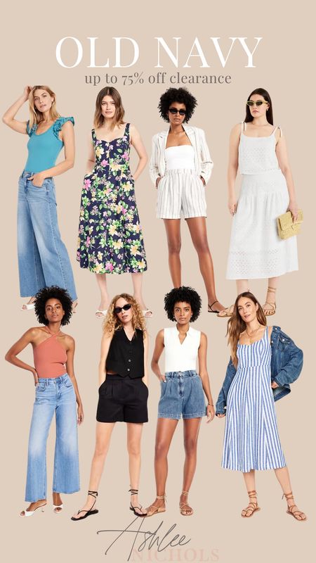 Old navy up to 75% off clearance!! Loving these vacation picks for the summer - they’re all on sale now!!

Old navy, on sale, vacation style, vacation dress, spring dresses, womens style, fashion

#LTKfindsunder100 #LTKstyletip #LTKSeasonal