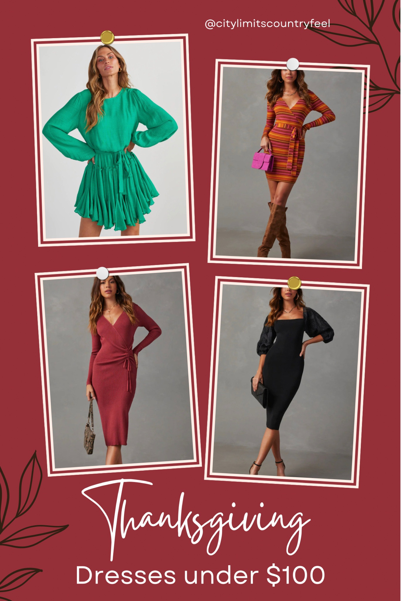 Memorable Thanksgiving dresses under $100 My Vici picks for this fall! 

#LTKHoliday #LTKstyletip #LTKSeasonal